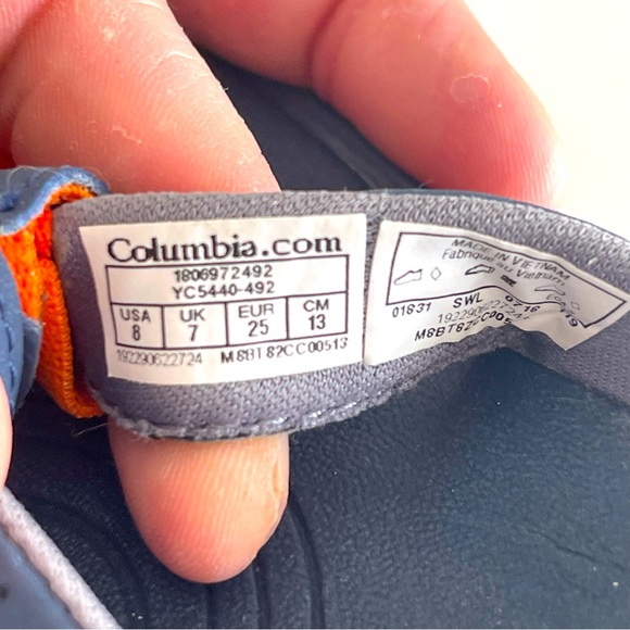 NWOT Boys size 8 Columbia sandals - flip flops - Picture 3 of 8